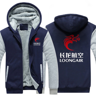 LOONG AIRLINES JACKETS FLEECE SWEATSHIRT